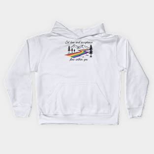 Rainbow River Kids Hoodie